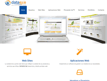 Tablet Screenshot of dataexe.com